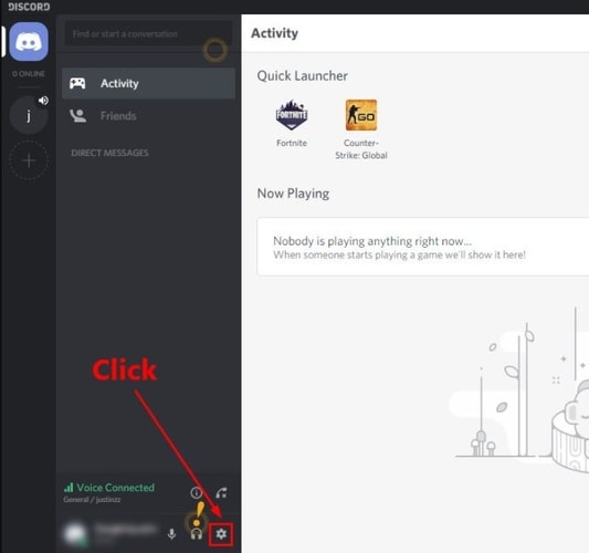 Discord Gear Icon