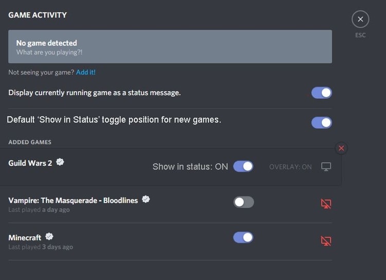 Toggle On for Your Game