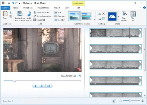 Windows Movie Maker – Beste GoPro-Bearbeitungssoftware