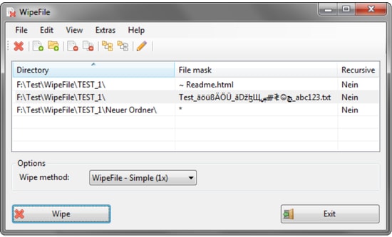 Wipe File - เครื่องทำลายไฟล์ Windows ที่เรียบง่ายแต่มีประสิทธิภาพ