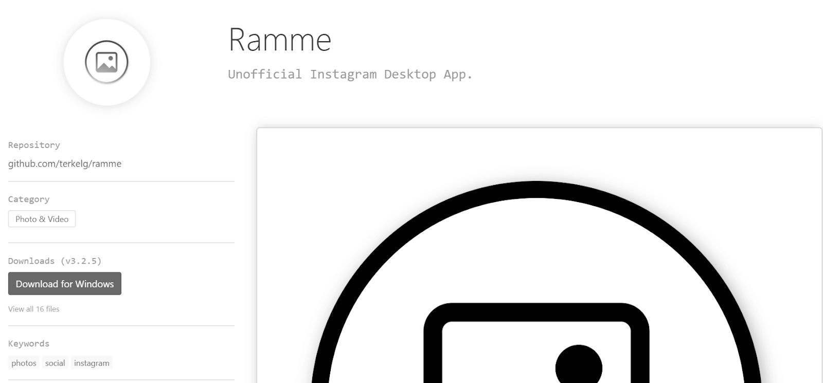 Ramme - Alternativas Gramblr