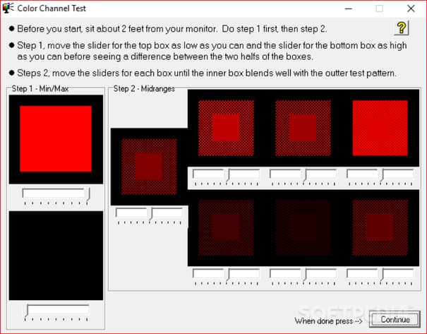Asistentul de calibrare a monitorului
