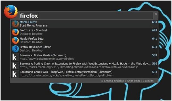 Keypirinha - Meilleur programme de lancement d'applications