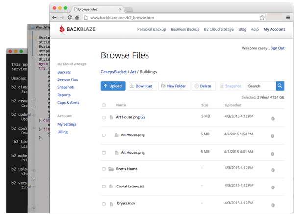 Backblaze - Melhor software de clonagem de disco