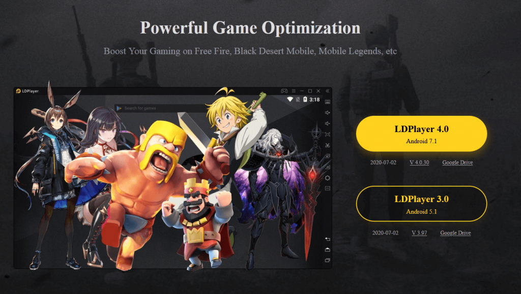 LDPlayer contre bluestacks