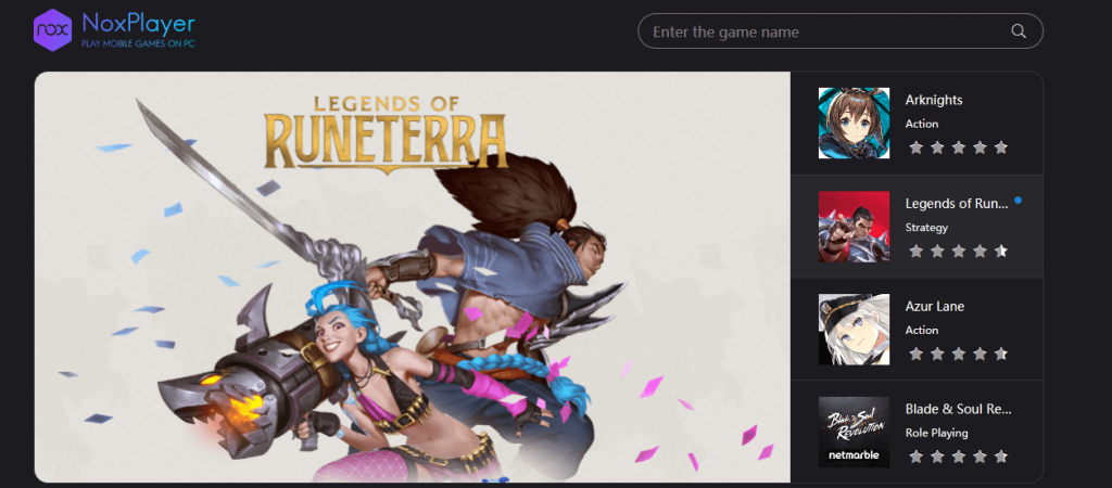 Nox Player - Application comme Bluestasks