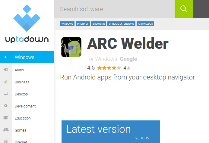ARC Welder pour Windows
