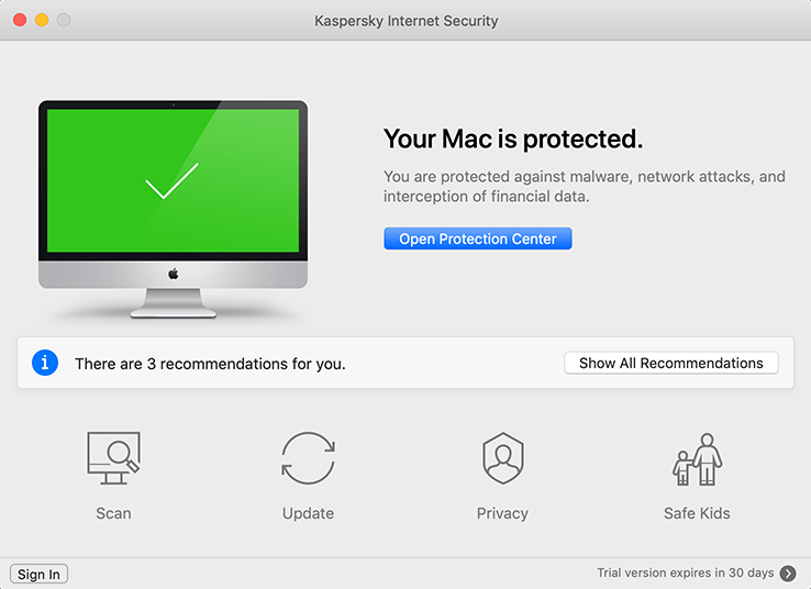 Kaspersky Internet Security - лучшее антивирусное программное обеспечение для Mac