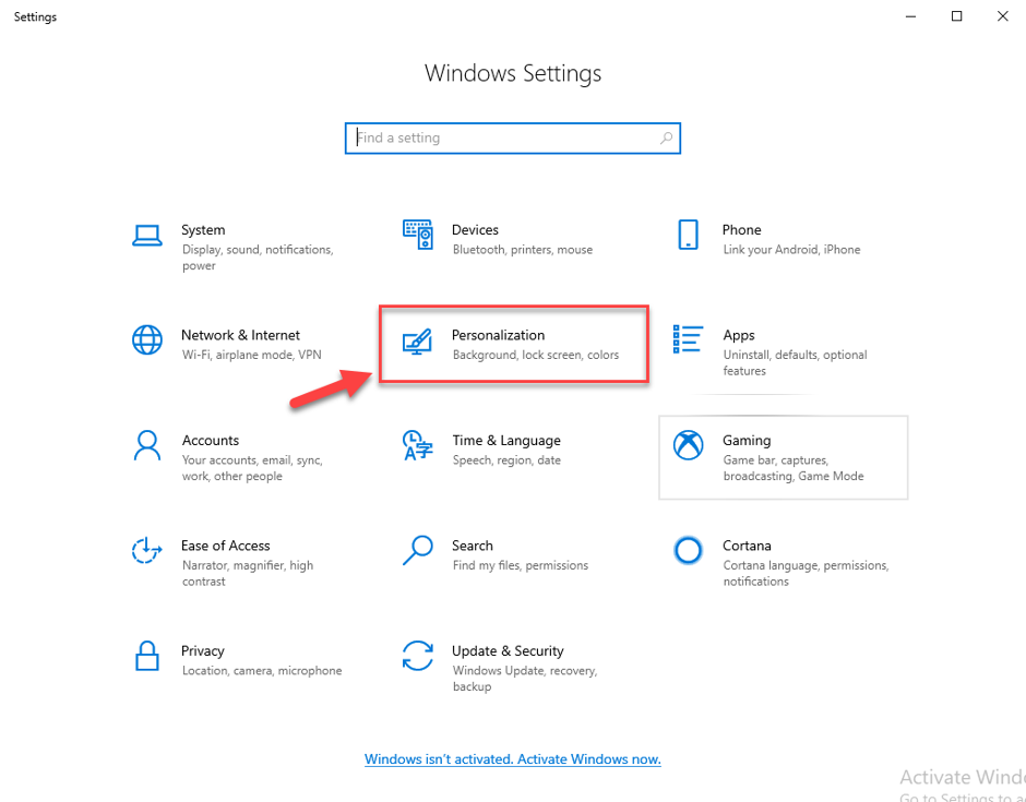 Personalisasi dari Pengaturan Windows Screensaver Settings on Windows 10