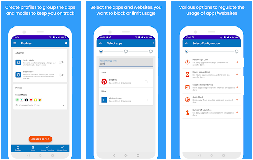 Mantenha o foco - o melhor aplicativo de rastreador de uso do telefone Android