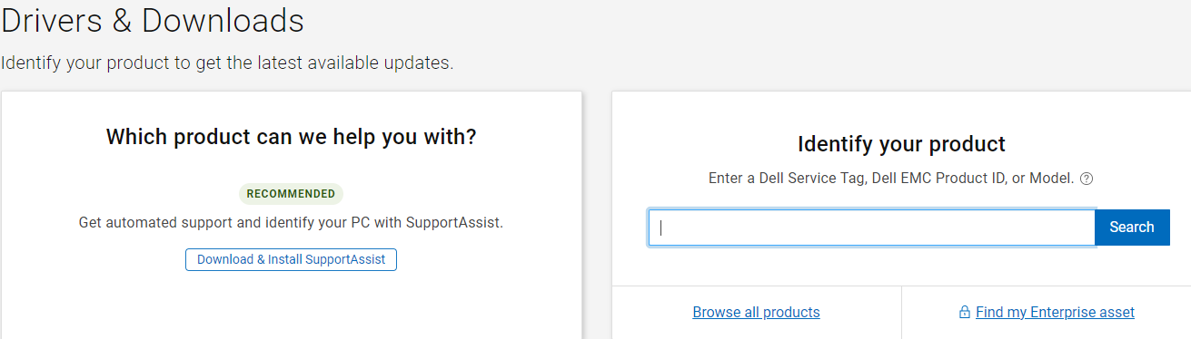 Enter Dell Device Model Name