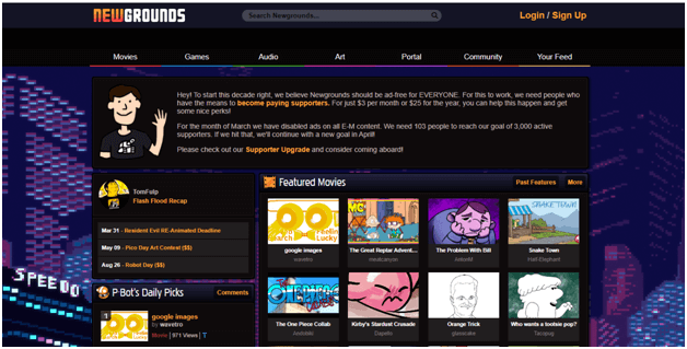 新地 Newgrounds