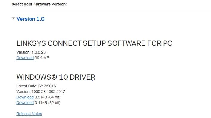 Locate Version 1.0 and expand