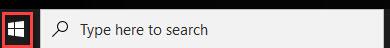 Right-click on the Windows icon