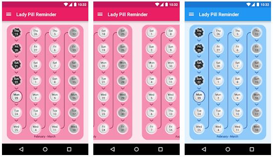 Lady Pill Reminder