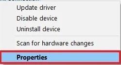 choose Properties