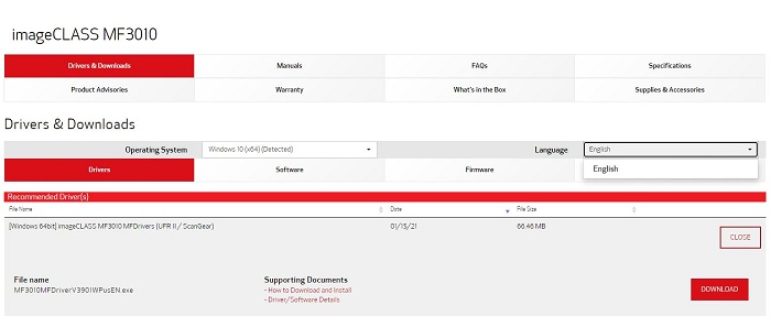type your product name in the search box
