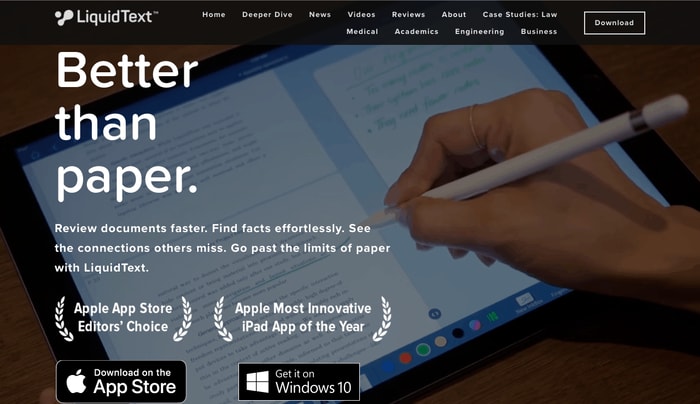 PDF-Reader mit flüssigem Text Liquid Text PDF Reader