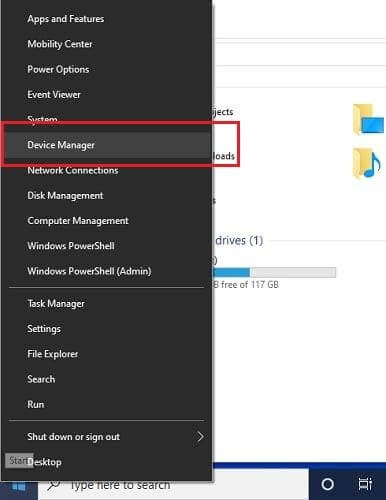 Choose Device Manager Option To Launch The Tool On Your System