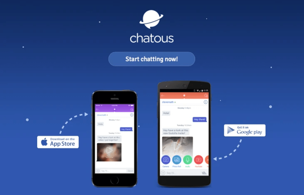 Chatous - موقع دردشة فيديو مجاني على الإنترنت
