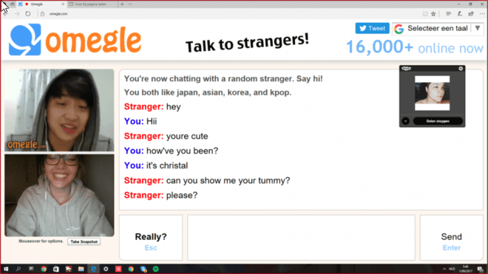 Omegle - أفضل موقع دردشة فيديو