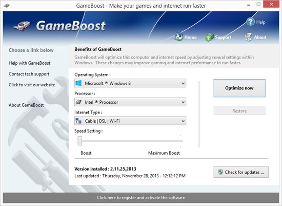 GameBoost (le meilleur booster FPS pour Windows)