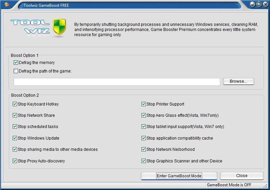 Boost de jeu ToolWiz