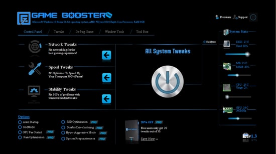 Booster de jeu EZ
