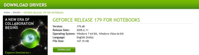 Download NVIDIA Driver