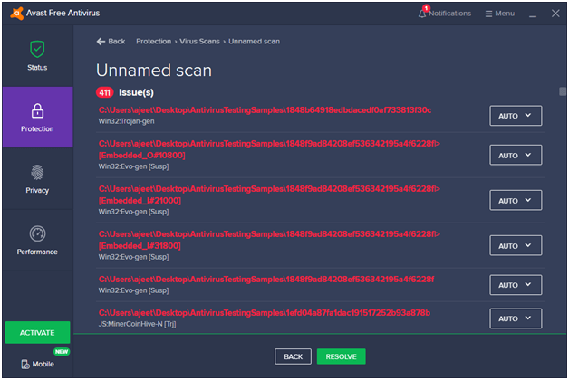 برنامج Avast Free Antivirus لنظام التشغيل Windows
