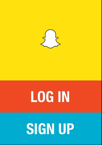 snapchatに再ログインします