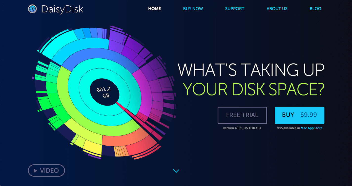 Daisydisk - أفضل بديل لـ CleanMyMac