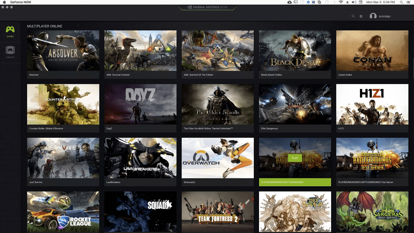GeForce Now - I migliori servizi di cloud gaming
