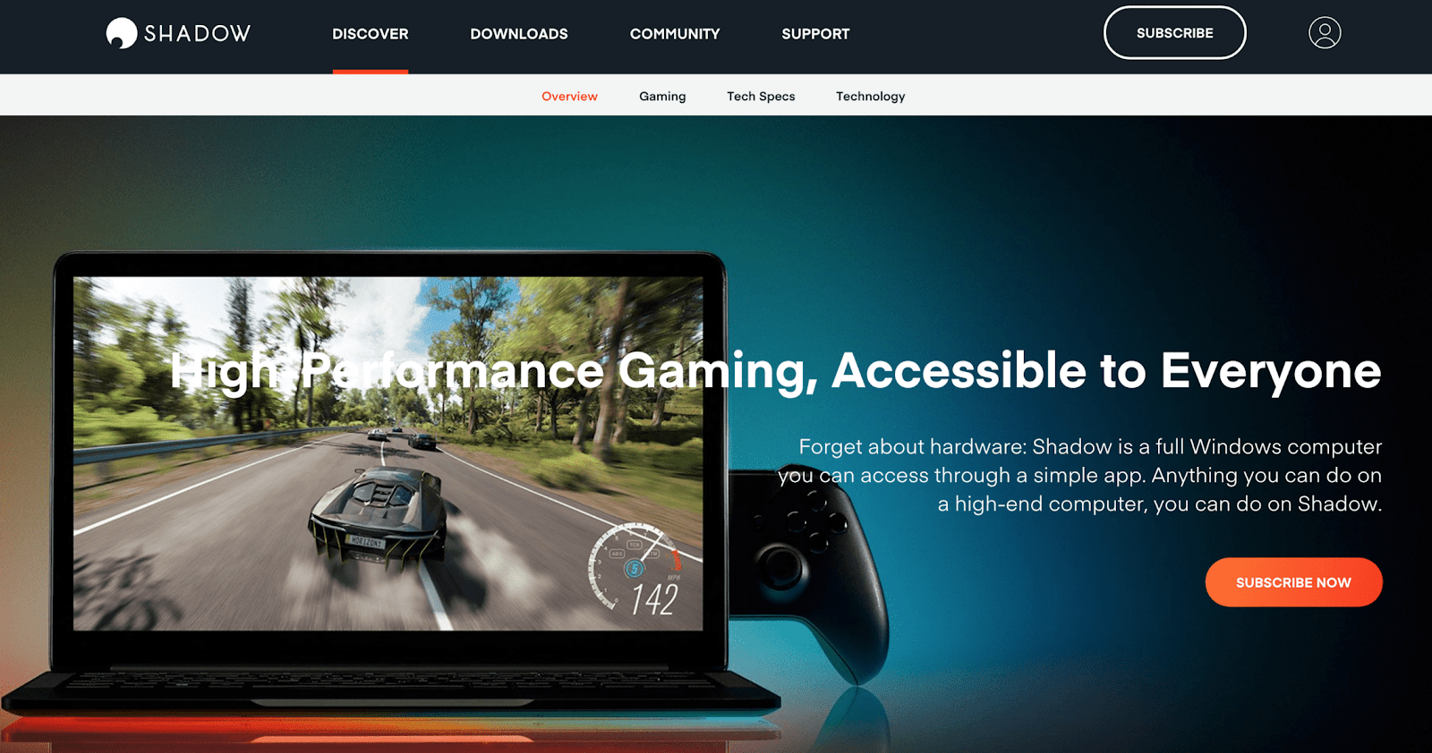 Servizio di gioco su cloud ombra