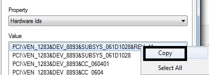 Copy Hardware Ids