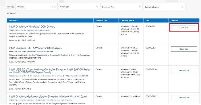 Download Intel Chipset device software