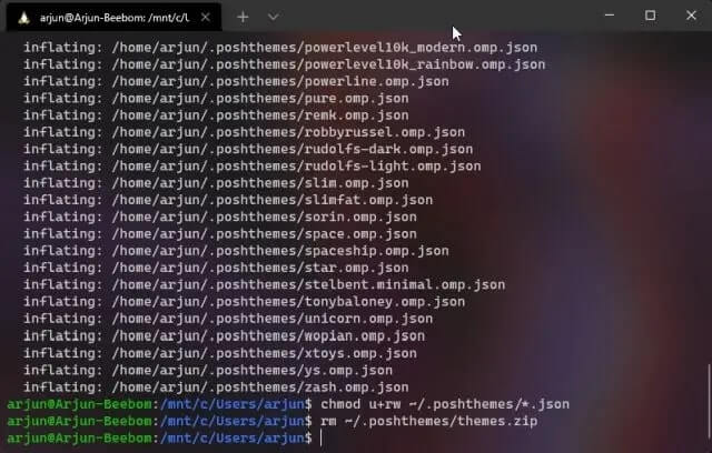 Poshthemes zip