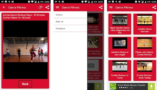 Exercício de treino de dança fitness Dance Fitness Workout Exercise