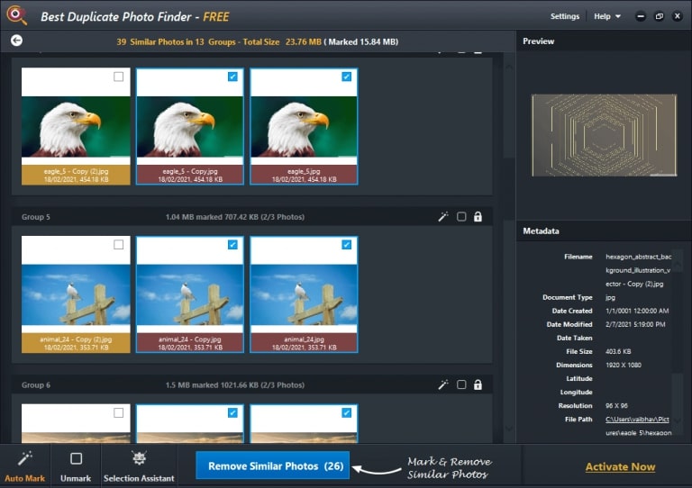 En İyi Yinelenen Fotoğraf Bulucu Best Duplicate Photo Finder