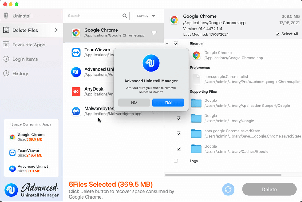 Расширенный деинсталлятор mac