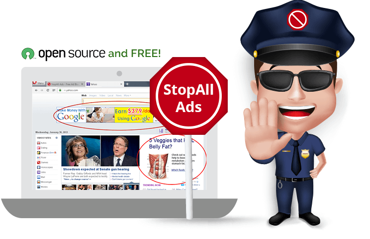 StopAllAds — лучшее расширение безопасности для Chrome
