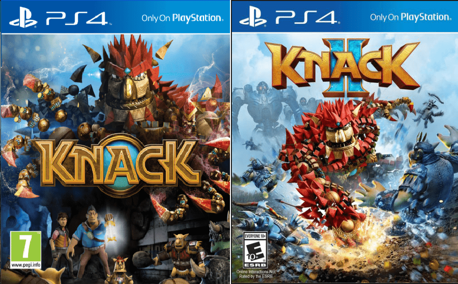 PS4でプレイするコツIとIIのゲーム