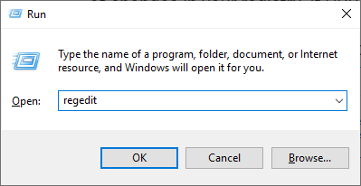 Regedit - Windows 실행