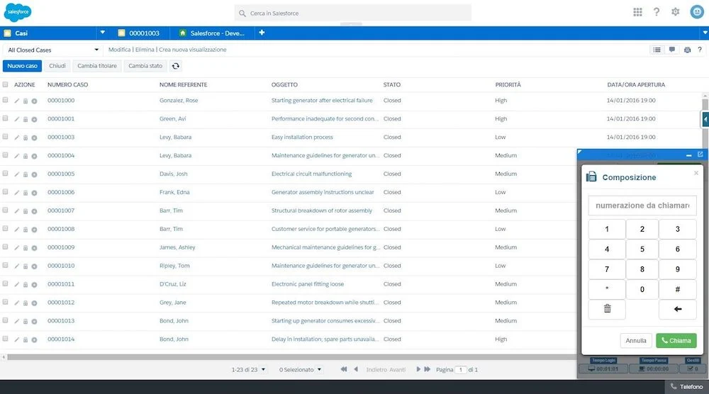 การรวม Salesforce 3cx