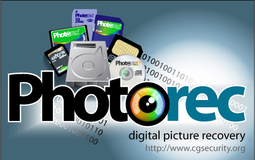 PhotoRec- 무료 데이터 복구 소프트웨어