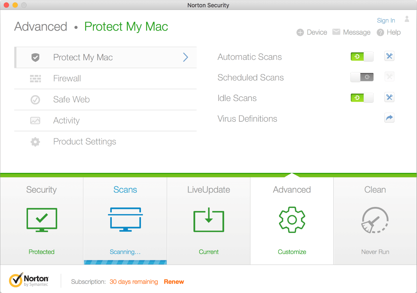 Nortan Security - 適用於 Mac 的最佳防病毒軟件