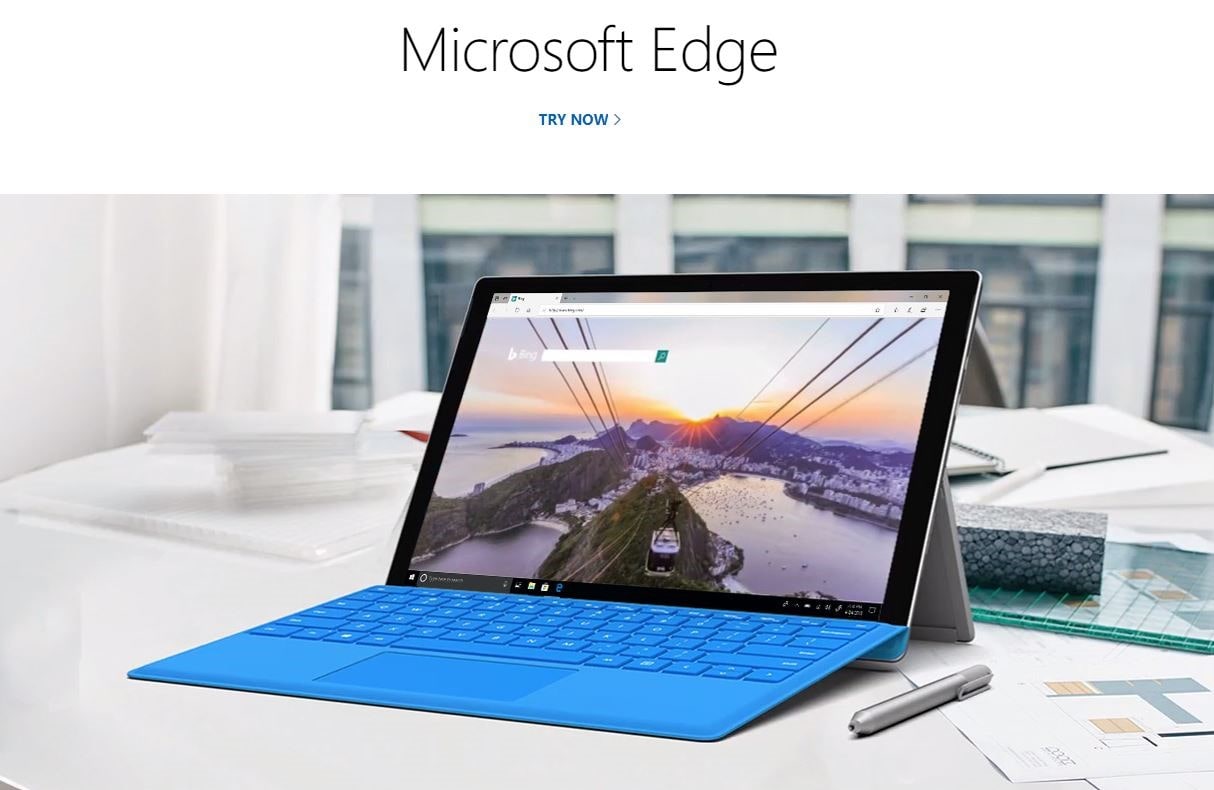 Microsoft Edge - Peramban web untuk windows 10