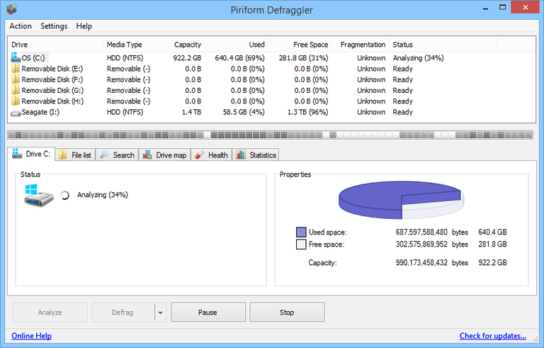 Defraggler – CCleaner