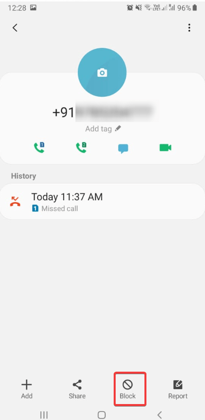 blokir panggilan yang tidak diinginkan di Android