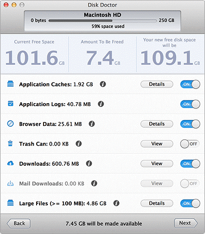 Disk Doctor - альтернативы cleanmymac